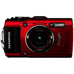 Olympus TG-4 GPS Waterproof, Freezeproof, Shockproof, Dustproof Compact Digital Camera, 16MP, Full HD 1080p, 4x Optical Zoom, Wi-Fi, RAW Shooting, 3 LCD Screen Red